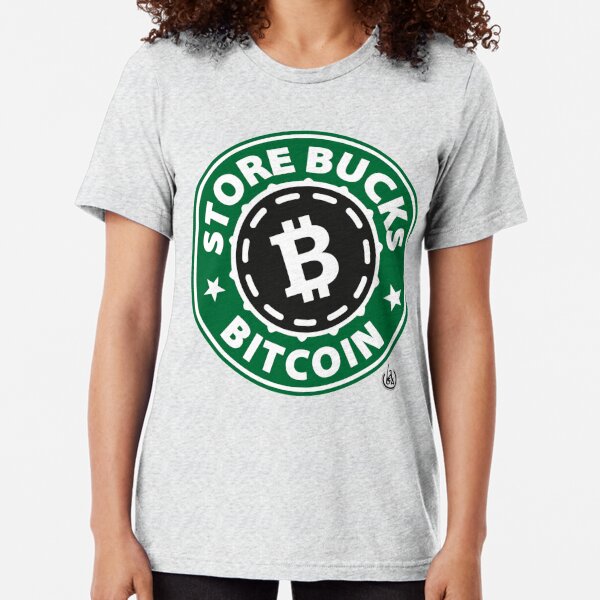 Store Bucks Bitcoin Tri-blend T-Shirt