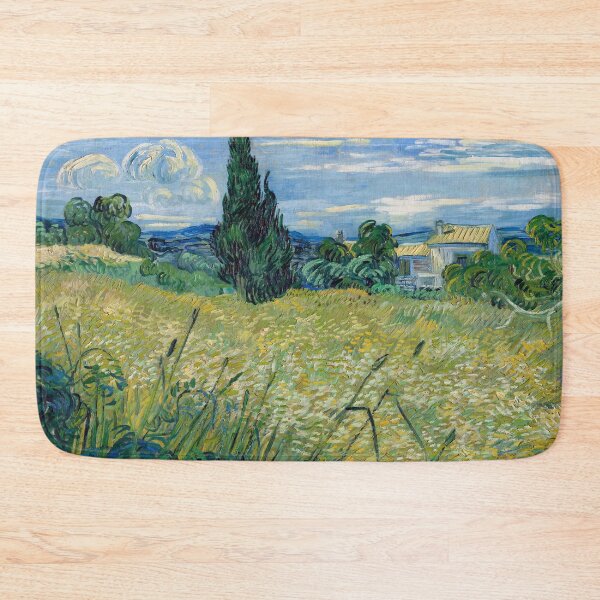 Item preview, Vincent van Gogh's Green Wheat Field with Cypress (1889) designed and sold by soulstop.