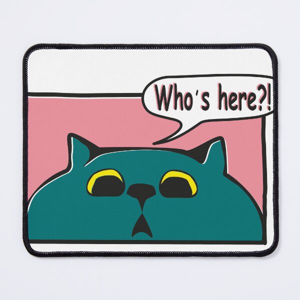 Item preview, Who's here?!Surprised, Scared Cat-vintage comic designed and sold by victoria-volk.
