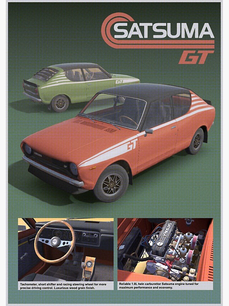 Satsuma GT Poster Poster for Sale by Rallyaddict