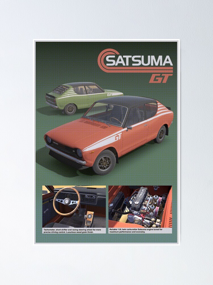 Satsuma GT Poster Poster for Sale by Rallyaddict