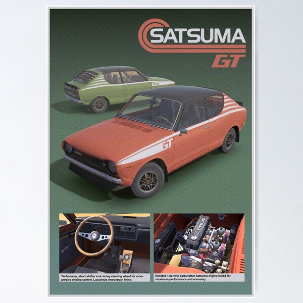 Satsuma GT Poster Poster for Sale by Rallyaddict