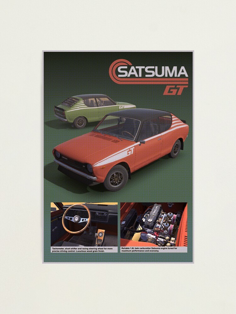 Satsuma GT Poster Poster for Sale by Rallyaddict