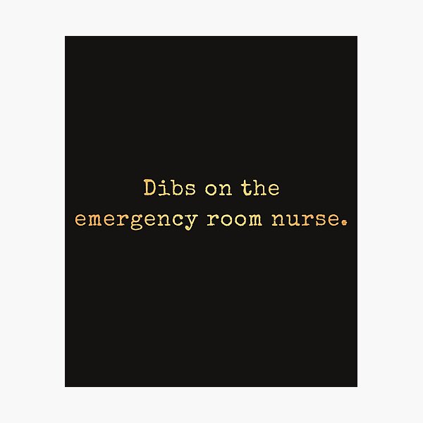 Item preview, Dibs On The Emergency Room Nurse  designed and sold by AscendMerch.