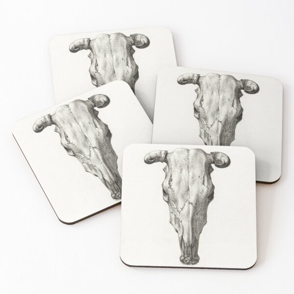 Item preview, cow skull illustration designed and sold by cheechlaroo13.