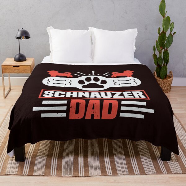 Item preview, Schnauzer Dad - Funny Miniature Schnauzer Tees designed and sold by StreetShirts1.