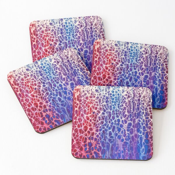 Item preview, Lace over Purple Red and Blue designed and sold by Karen Simon.