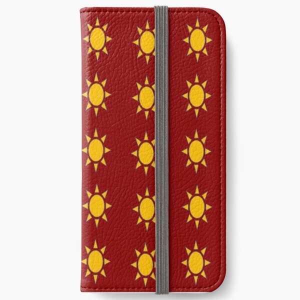 Red and Yellow Sunny Day iPhone Wallet