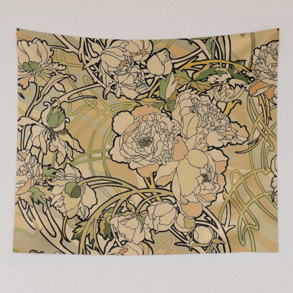 Item preview, Alphonse Mucha - Flowers, (1860-1939),No,09. designed and sold by kinsley45.