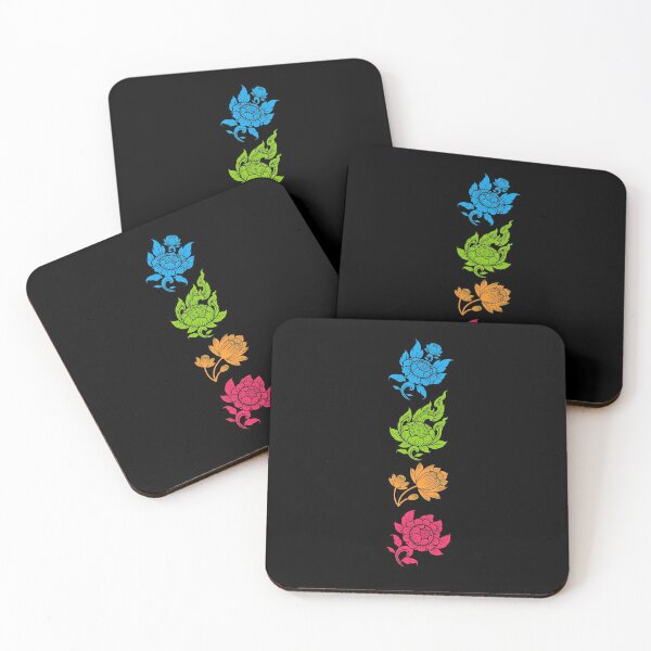 Item preview, Asian Flower Art Pan Romantic. Panromantic Pride designed and sold by Subtle Pride Shop.