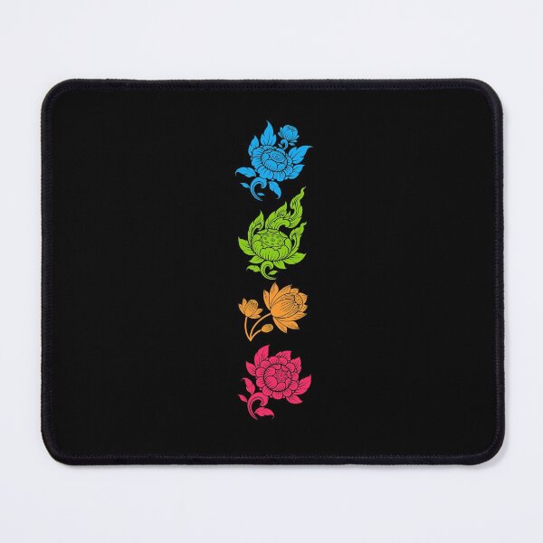 Item preview, Asian Flower Art Pan Romantic. Panromantic Pride designed and sold by Subtle Pride Shop.