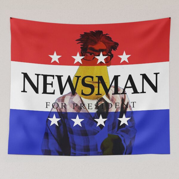 Item preview, Muppet The Newsman For President 2024 designed and sold by SohaniAlfonso.