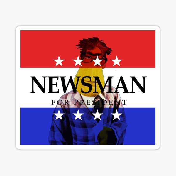 Item preview, Muppet The Newsman For President 2024 designed and sold by SohaniAlfonso.