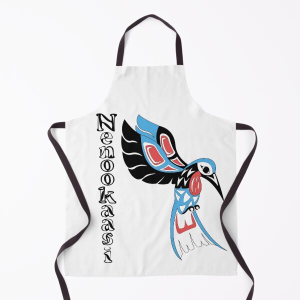 Item preview, Indigenous Hummingbird (Nenookaasi) Blue designed and sold by KendraHowland.