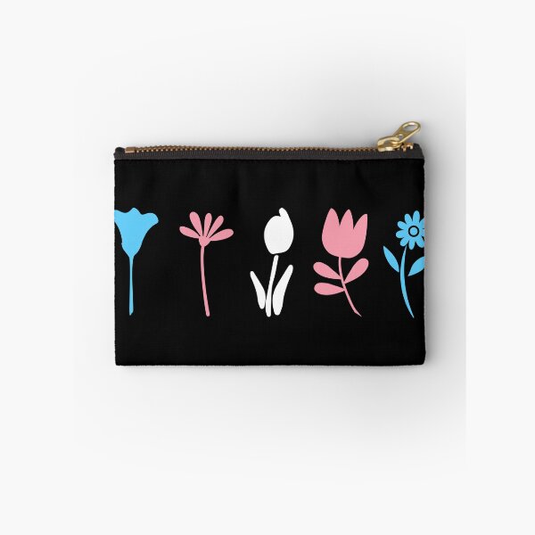 Item preview, Standing Flowers. Transgender Pride designed and sold by Subtle Pride Shop.
