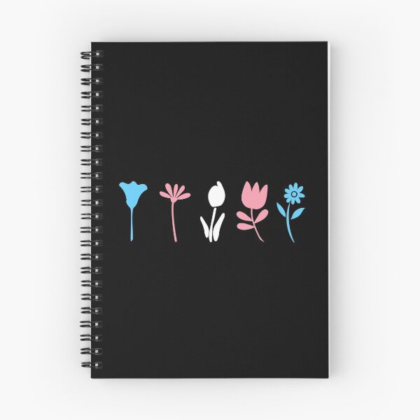 Item preview, Standing Flowers. Transgender Pride designed and sold by Subtle Pride Shop.