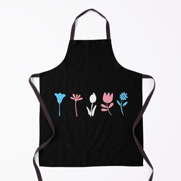 Item preview, Standing Flowers. Transgender Pride designed and sold by Subtle Pride Shop.