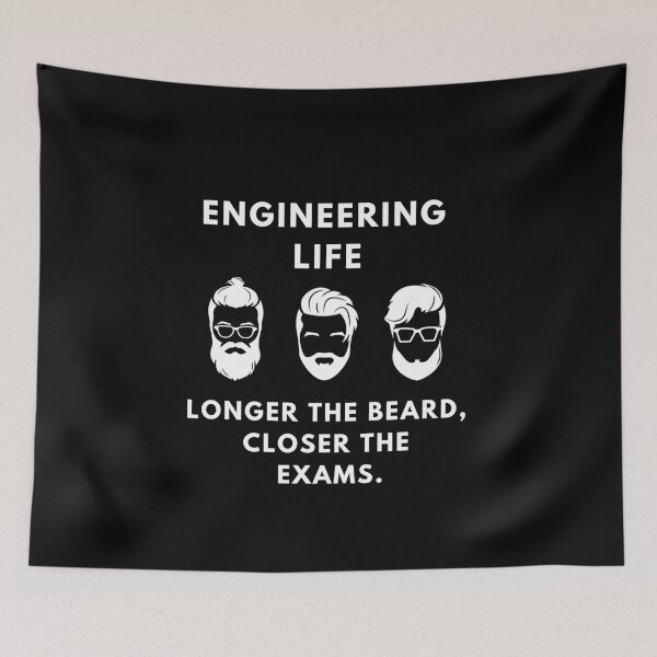 Item preview, Engineering Life Longer The Beard, Closer The Exams. designed and sold by A-priori.