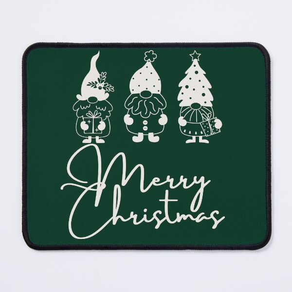 Item preview, Merry Christmas - Christmas Gnomes - Funny Christmas Gnome Ugly Sweater on Dark Green by Boo-da-chay designed and sold by Boo-da-chay.