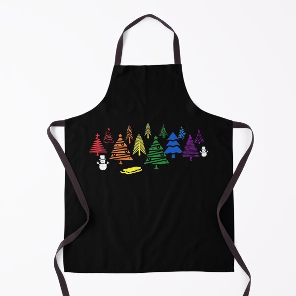Item preview, Christmas Tree Forest LGBT Colors. LGBTQ Pride designed and sold by Subtle Pride Shop.