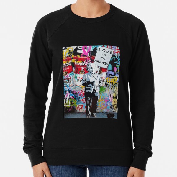 Einstein Banksy Lightweight Sweatshirt