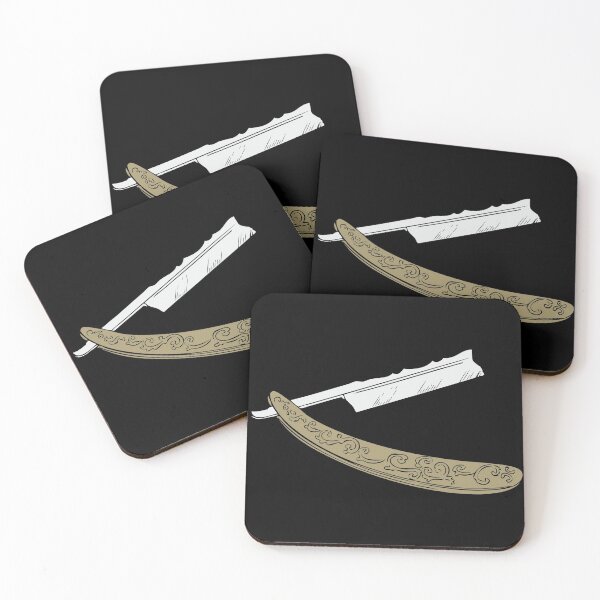 Item preview, barber razor collage designed and sold by Evergreen Trends.