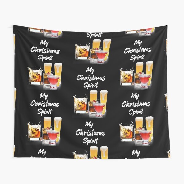 Item preview, My Christmas Spirit Is Liquor Drinker Christmas - Funny designed and sold by R&BApparel.