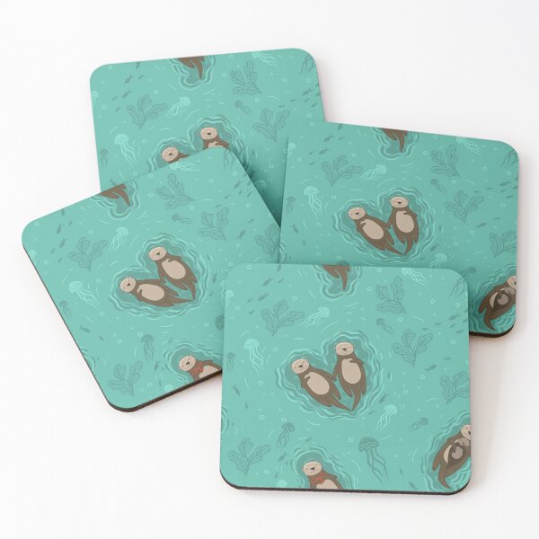 Item preview, Otters In Love Floating Jelly Fish  designed and sold by AletacStore.
