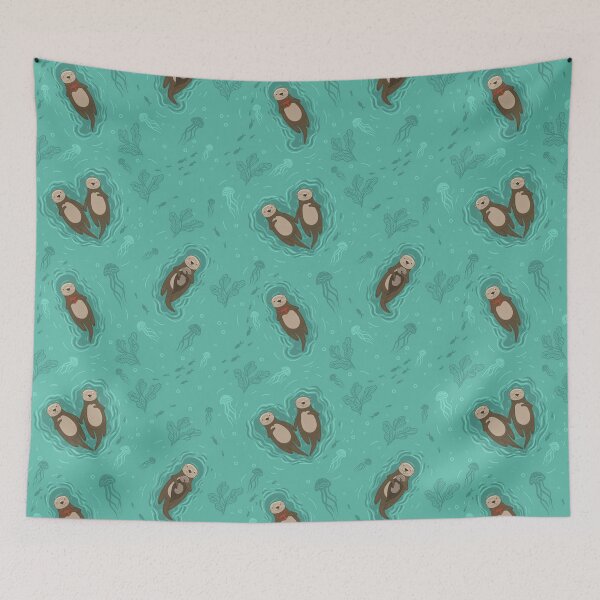 Item preview, Otters In Love Floating Jelly Fish  designed and sold by AletacStore.