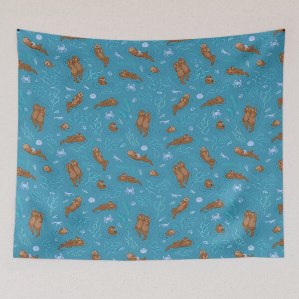 Item preview, Otters Shrimps Seashells  designed and sold by AletacStore.