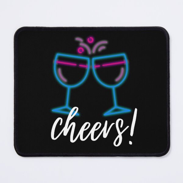 Item preview, Cheers Bi Wine Glasses. Bisexual Pride designed and sold by Subtle Pride Shop.