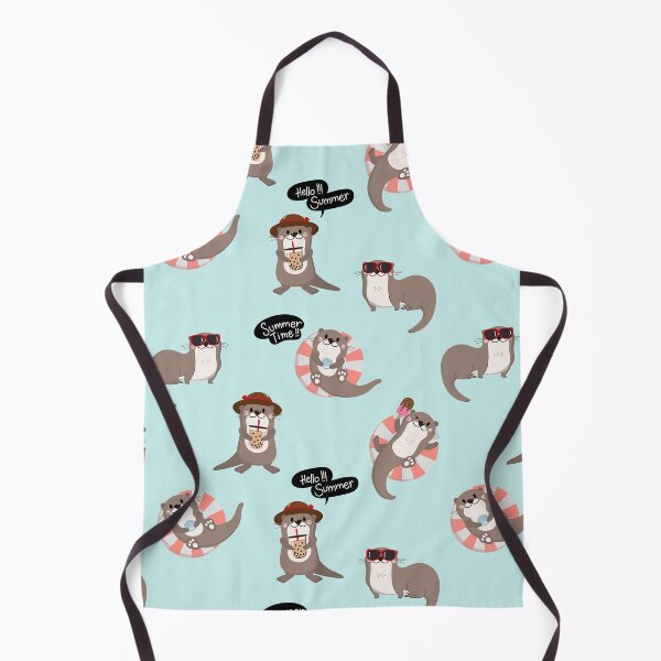 Item preview, Summer Time Otters designed and sold by AletacStore.