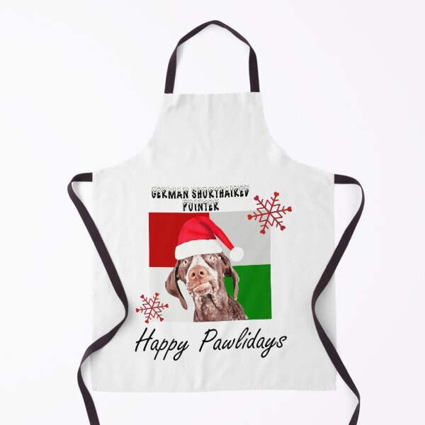 Item preview, Happy Pawlidays – Christmas German Shorthaired Pointer Dog Design w/ Santa Hat designed and sold by platinumblks.