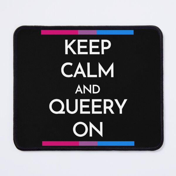 Item preview, Keep Calm and Carry (Queer-y) On. Bisexual Pride designed and sold by Subtle Pride Shop.