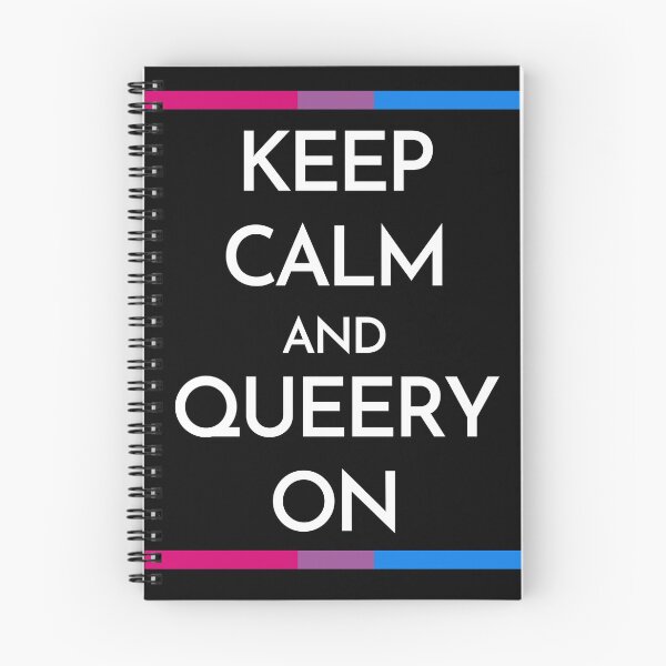 Item preview, Keep Calm and Carry (Queer-y) On. Bisexual Pride designed and sold by Subtle Pride Shop.
