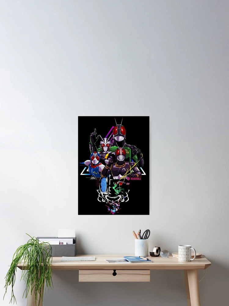 Thumbnail 2 of 3, Poster, Masked Rider Black RX designed and sold by hamimohsin.