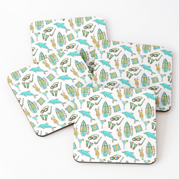 Item preview, Aloha Hand Drawn Diving Surfing  designed and sold by WillaldShop.