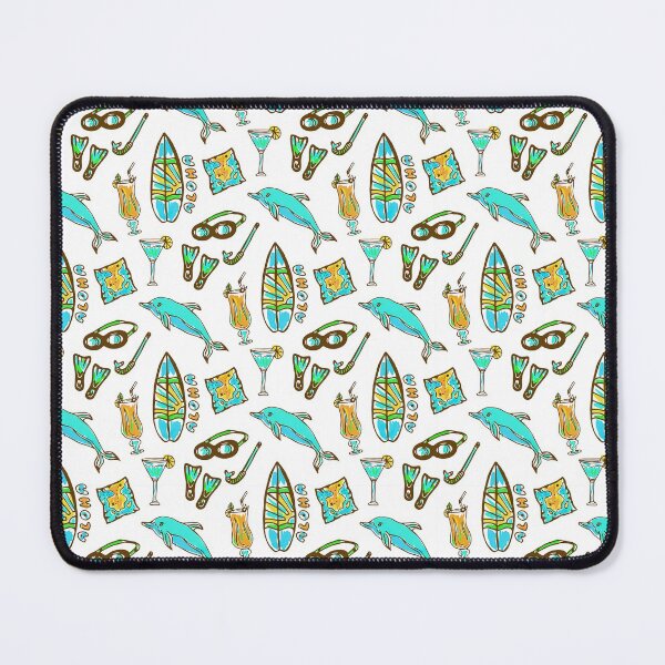 Item preview, Aloha Hand Drawn Diving Surfing  designed and sold by WillaldShop.