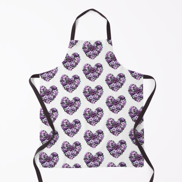 Item preview, Purple Floral Graphic Art Heart Design designed and sold by DEC02.