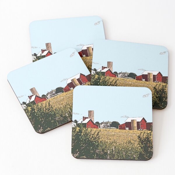 Item preview, Roadside Barns (Version 2) designed and sold by busybob.