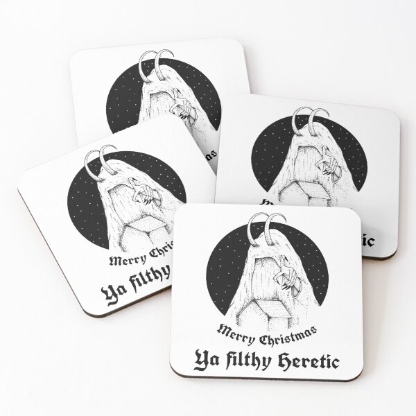 Item preview, Merry Christmas - Ya filthy Heretic designed and sold by PWstore.