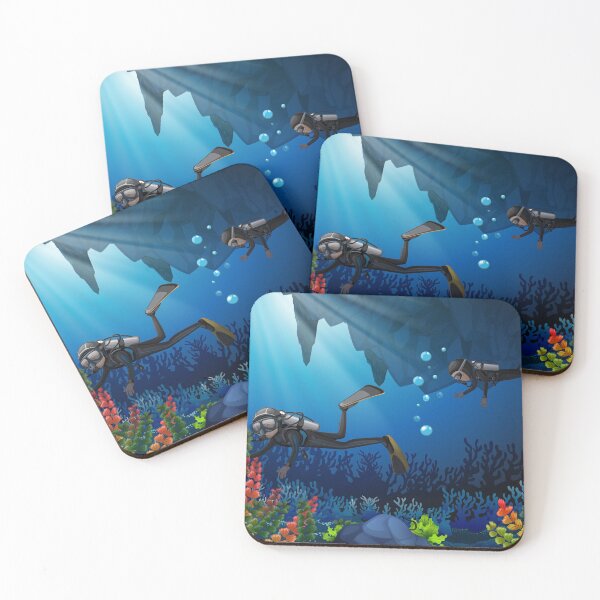 Item preview, Divers Coral Sea Plants  designed and sold by WillaldShop.
