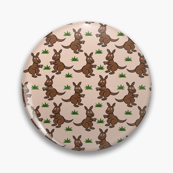 Item preview, Cute Brown Kangaroo Grass  designed and sold by WillaldShop.