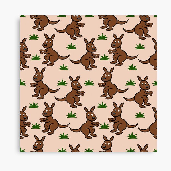 Item preview, Cute Brown Kangaroo Grass  designed and sold by WillaldShop.