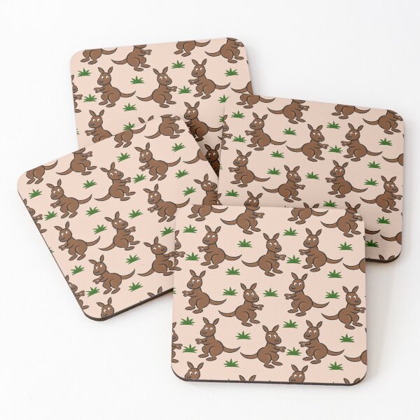 Item preview, Cute Brown Kangaroo Grass  designed and sold by WillaldShop.