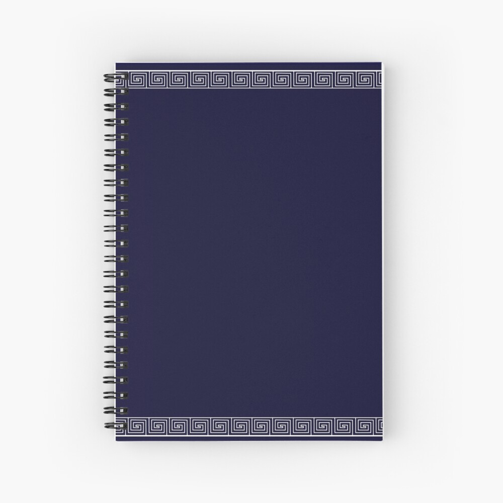 Ozymandias Blue Square Spiral Notebook