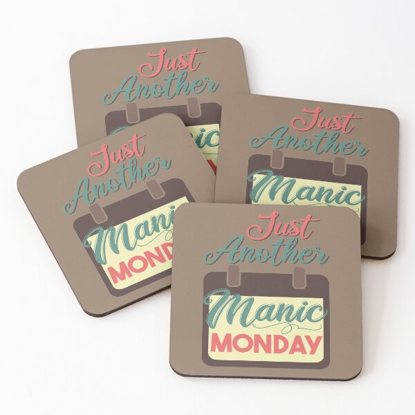 Item preview, Just Another Manic Monday, I hate Monday, Monday Calendar, Vintage Color  designed and sold by KittySSmith.