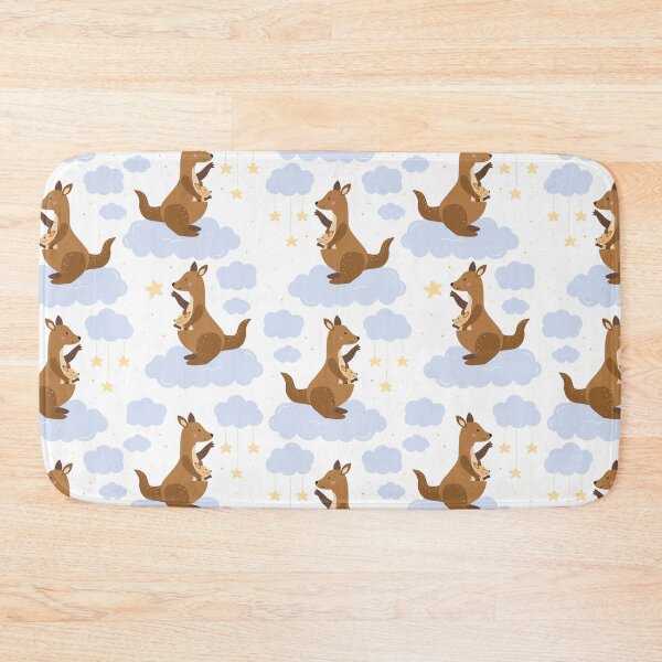Item preview, Kangaroo Mom And Her Baby On Cloud designed and sold by WillaldShop.