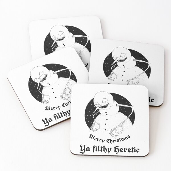 Item preview, Merry Christmas Ya filthy Heretic - Snowman designed and sold by PWstore.