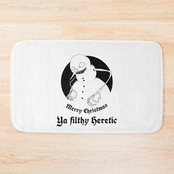 Item preview, Merry Christmas Ya filthy Heretic - Snowman designed and sold by PWstore.